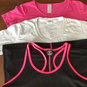 Women activewear tops (3 tops bundle)